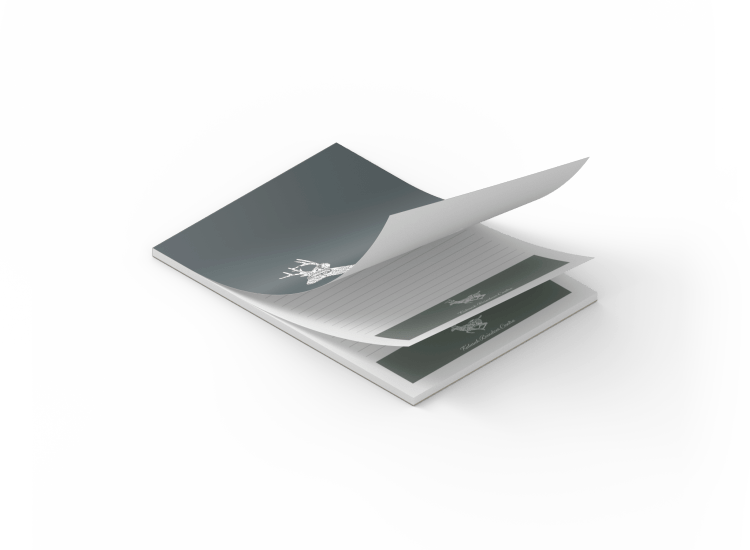 Design Online Personalised Notepads Custom Notepads by Merchsmith